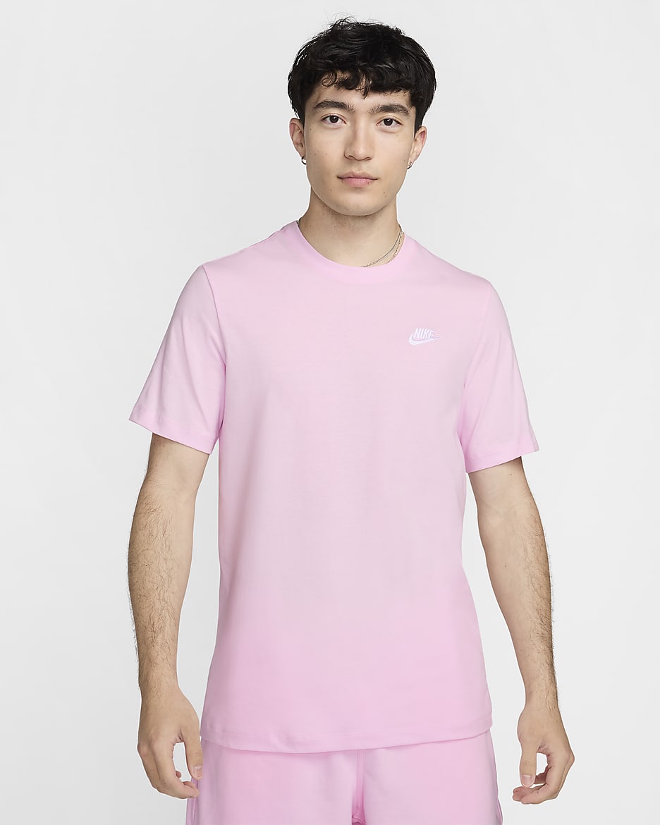 Pink nike t shirts on sale